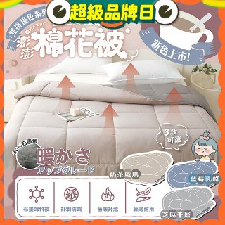 MAXRO 石墨烯銀離子澎澎被180 x 210cm MX-GQ04 