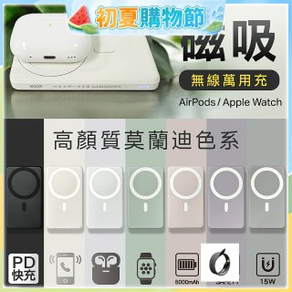 【BIGGER】磁吸無線萬用充 A-001【加贈Type-C 100W磁吸捲捲快充線】