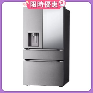 LG 782公升InstaView™敲敲看門中門冰球四門冰箱｜星夜黑 (GR-AQC82BS)