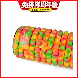 【rubber anne】迷彩瑜珈按摩滾輪