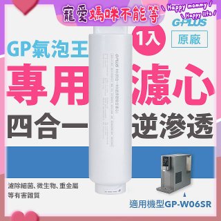 GP氣泡王-專用四合一逆滲透複合濾心