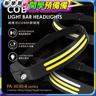 RONEVER PA-3030-4 感應式COB矽膠頭燈