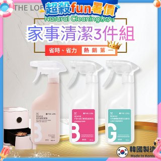 韓國THE LOEL Natural Cleaning系列-家事清潔500ml瓶裝【氣炸鍋噴霧/廚房清潔液/浴廁清潔液】