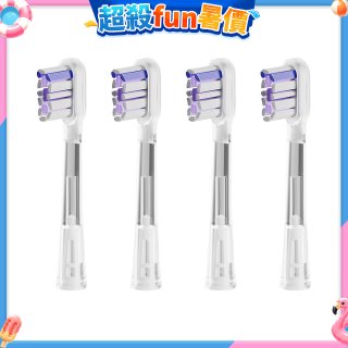 GPLUS  ET-A006S V字擺頭音波電動牙刷 專用刷頭 4入