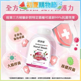 清淨海 玫瑰抗菌洗手慕斯-補充瓶