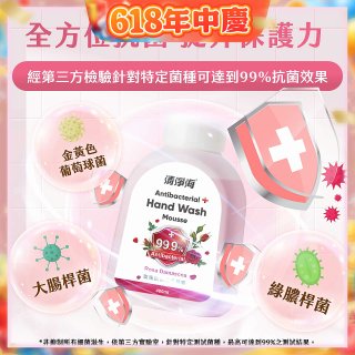 清淨海 玫瑰抗菌洗手慕斯-補充瓶