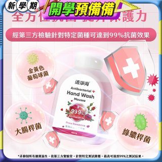 清淨海 玫瑰抗菌洗手慕斯-補充瓶