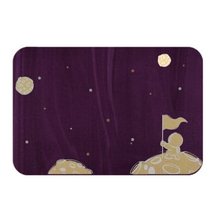 【rubber anne】頂級吸水地墊-星際流浪(60*40cm)