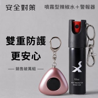 【安全對策】防狼噴霧+警報器