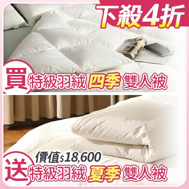 買一送一【昭和西川】特級羽絨被  JIS 93%