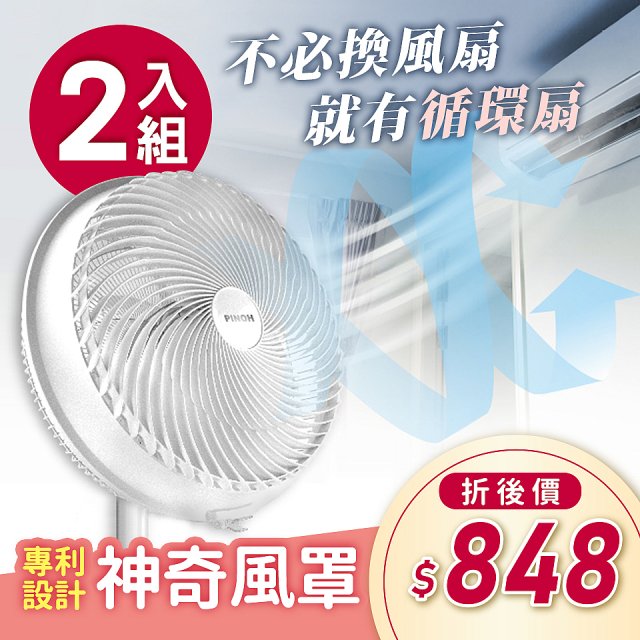 【2入組】PINOH品諾 神奇風罩 (14吋風扇適用)