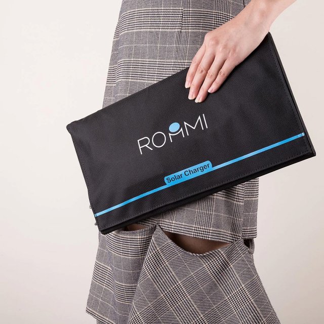 【ROOMMI】28W太陽能充電板｜戶外折疊攜帶方便