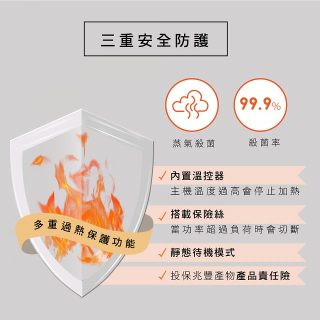 【KINYO】蒸氣清潔拖把 SMP-6578