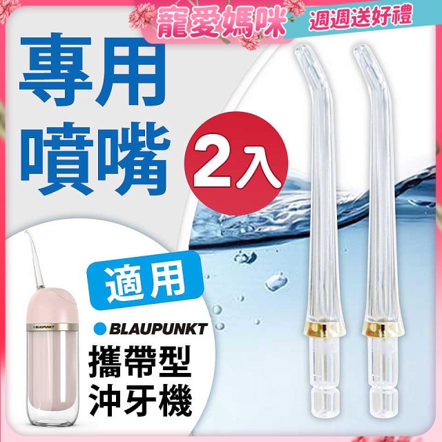 Blaupunkt 藍寶㩦帶型智能沖牙機 專用噴嘴2入