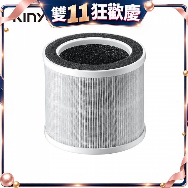 【KINYO】真無線清淨機HEPA濾網(AO600-2)