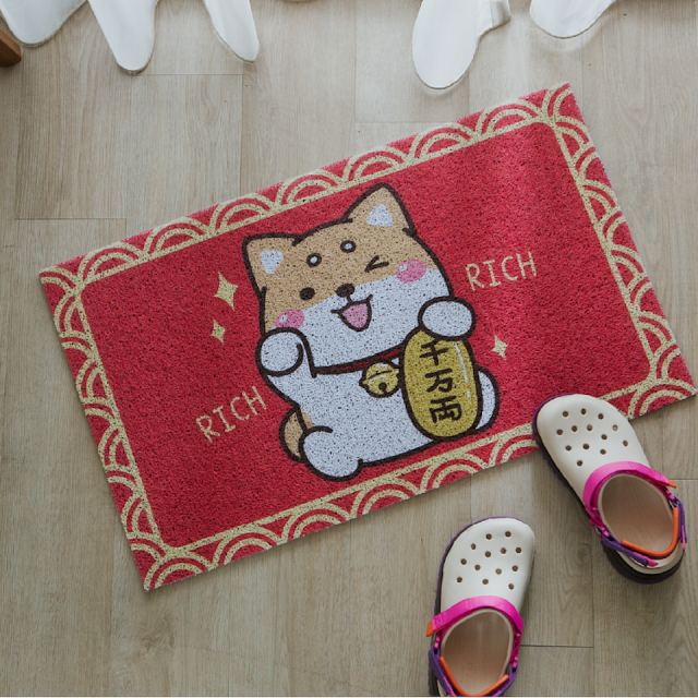 【窩在家All In Home】柴語錄聯名款｜旺旺家柴刮泥地墊(45 x 75cm)