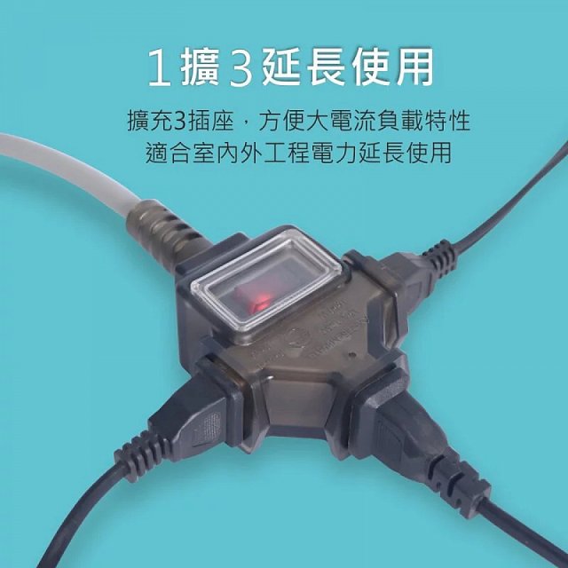 【KINYO】動力延長線 10公尺 / 15公尺