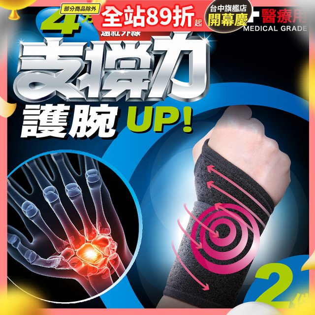 【muva】遠紅外線專業支撐護腕2入組