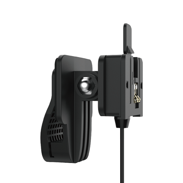 MUFU V30P安全帽背夾支架含耳機