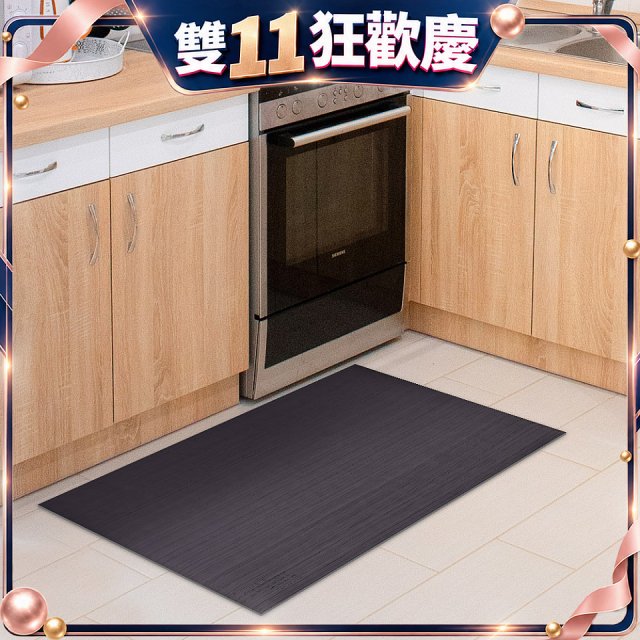 【rubber anne】30秒瞬吸 軟式珪藻土廚房吸水地墊 (90x43cm)
