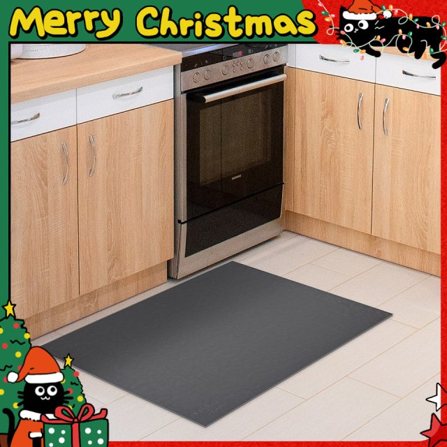 【rubber anne】30秒瞬吸 軟式珪藻土廚房吸水地墊 直角款(75x50cm)