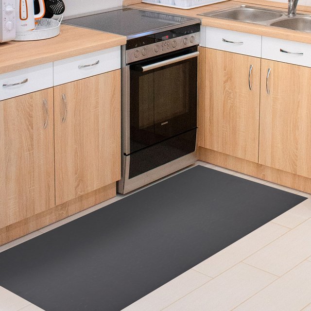 【rubber anne】30秒瞬吸 軟式珪藻土廚房吸水地墊 (120x50cm)