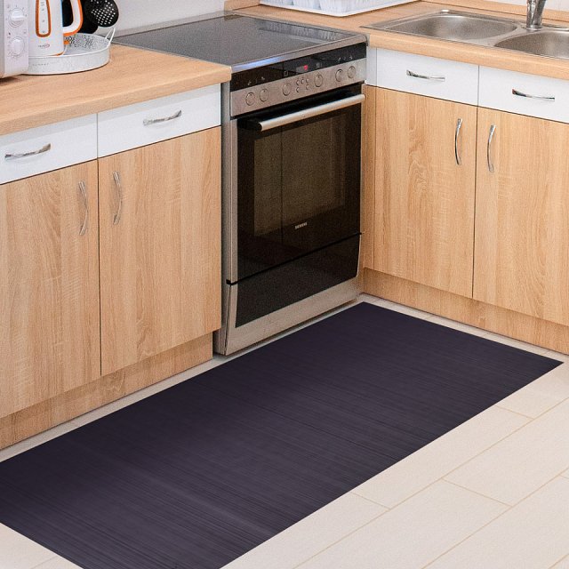 【rubber anne】30秒瞬吸 軟式珪藻土廚房吸水地墊 (120x50cm)