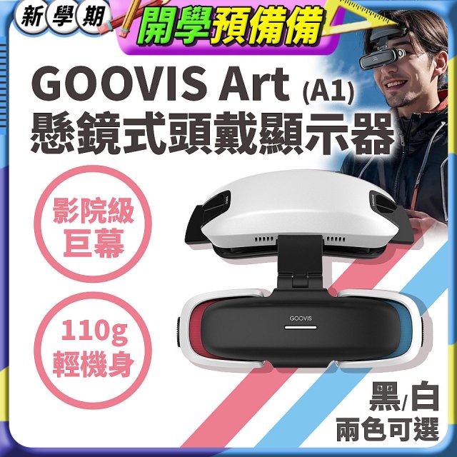 GOOVIS Art (A1) 懸鏡式頭戴顯示器