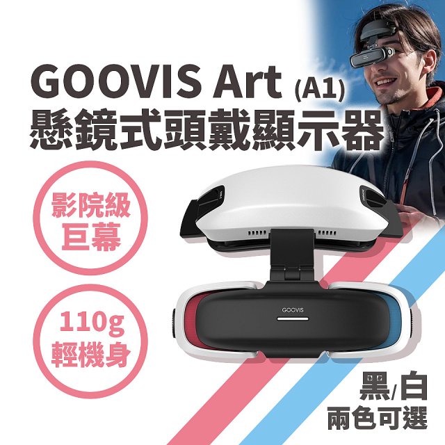 GOOVIS Art (A1) 懸鏡式頭戴顯示器