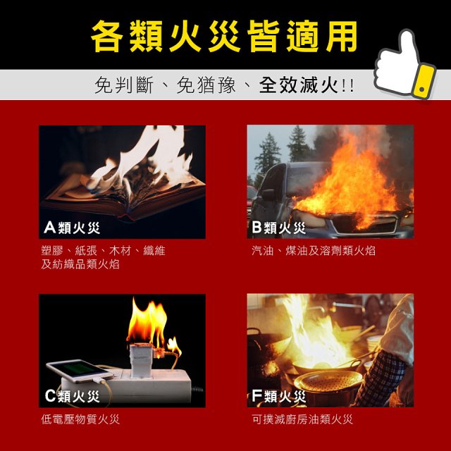 【KINYO】台灣製 火剋星泡沫滅火器 居家車用三合一設計 滅火/切割/破窗 (EX-009)