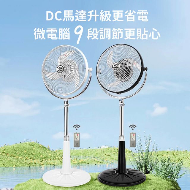 486獨家款【中央牌】14吋DC變頻循環立扇 厚底旗艦款 KDS-141SR