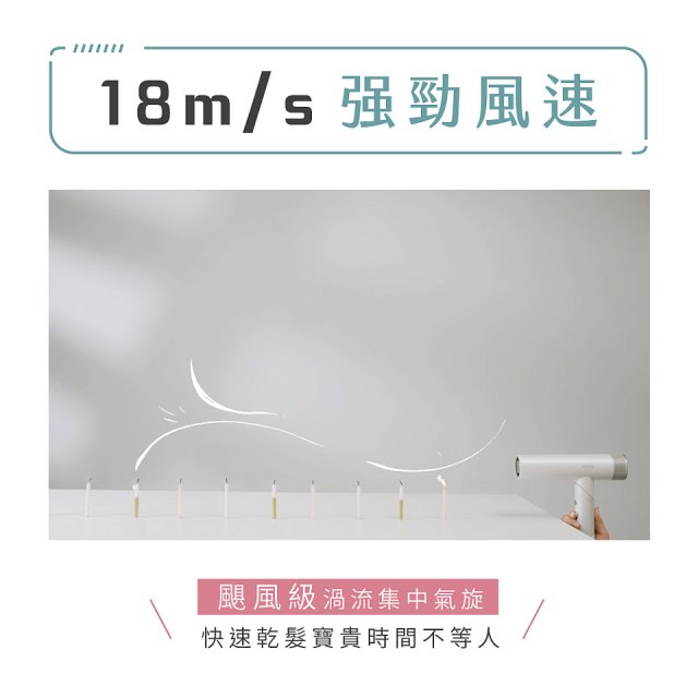 【KINYO】小旋風｜全球電壓摺疊無刷吹風機｜超強風力 x 輕巧好攜．旅遊神隊友 (KH-9660)