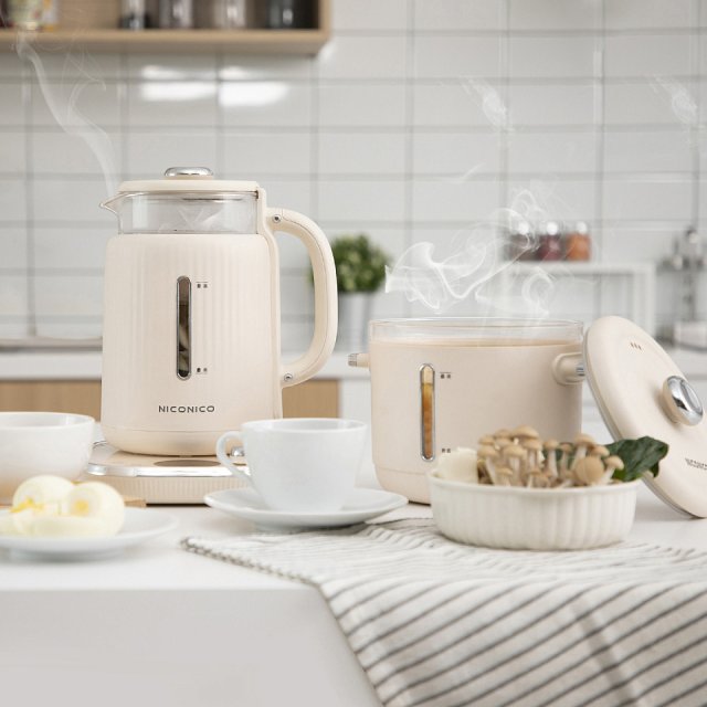 NICONICO 樂活玻璃料理鍋組 NI-SET2313