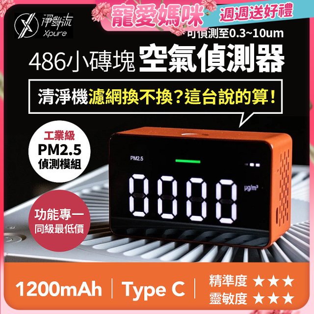 【淨對流】486小磚塊空氣偵測器