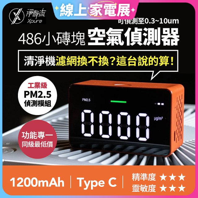 【淨對流】486小磚塊空氣偵測器