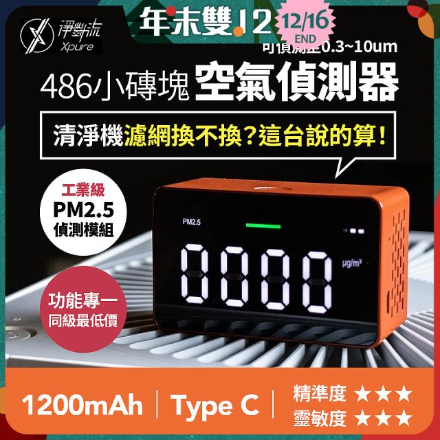 【淨對流】486小磚塊空氣偵測器