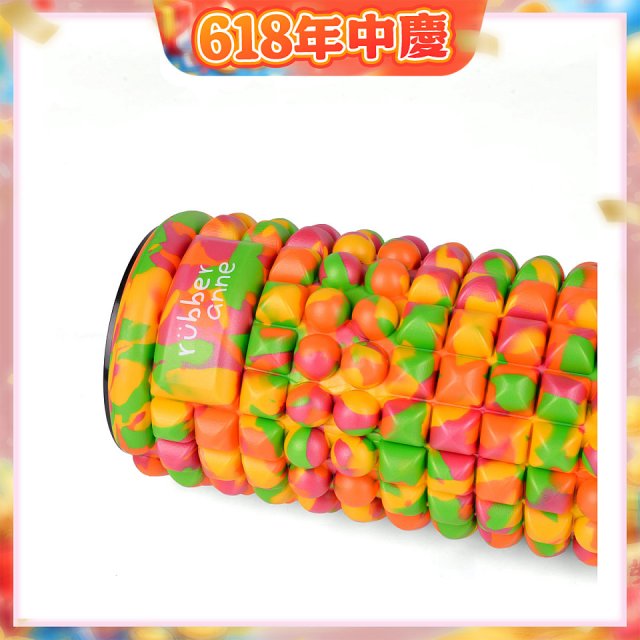 【rubber anne】迷彩瑜珈按摩滾輪