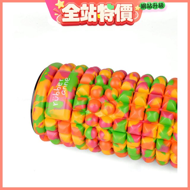 【rubber anne】迷彩瑜珈按摩滾輪