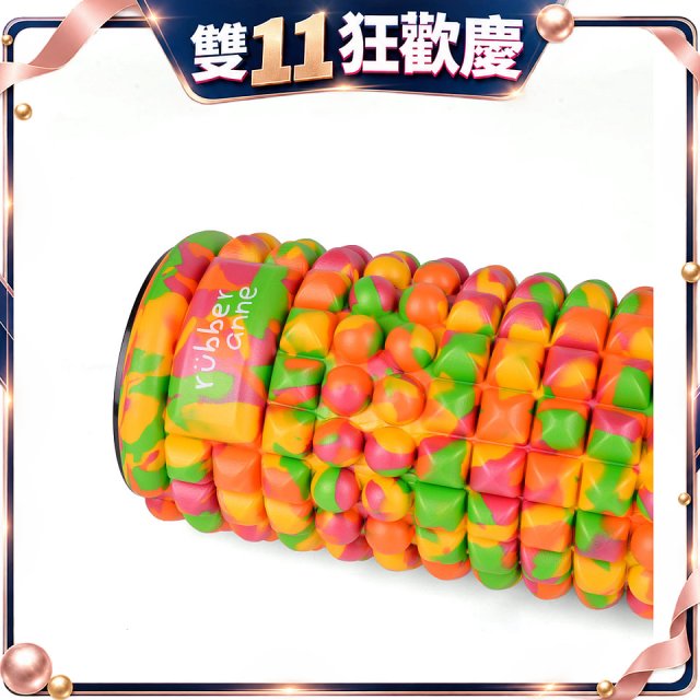 【rubber anne】迷彩瑜珈按摩滾輪
