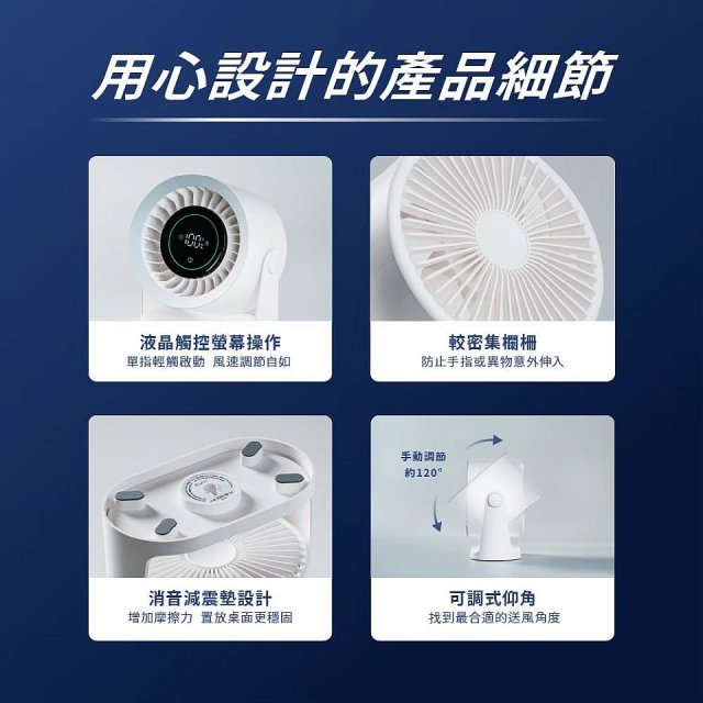 【FUNY】高速靜音渦輪循環扇