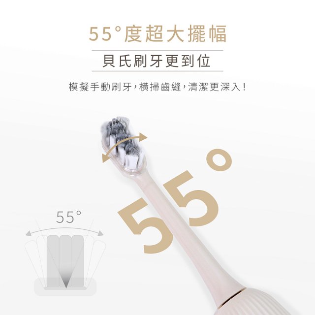 【KINYO】掃震電動牙刷(ETB-895MT)