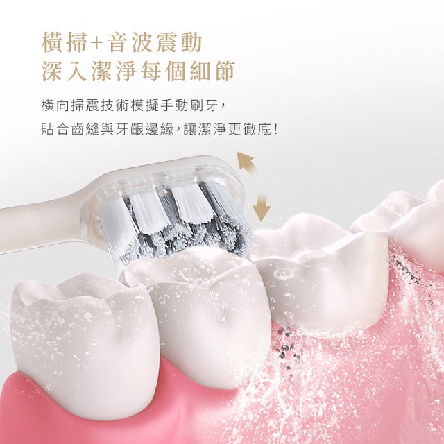 【KINYO】掃震電動牙刷(ETB-895MT)