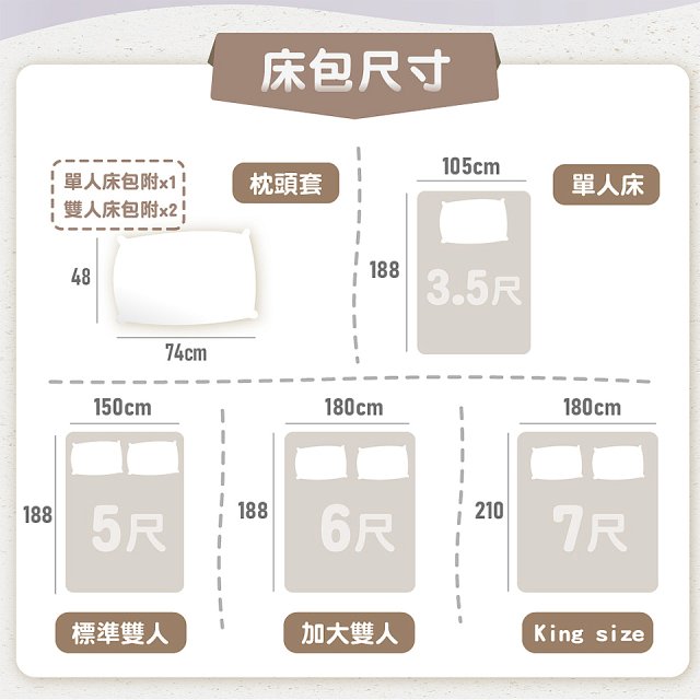 MAXRO 銀離子抗菌玩色床包組  MX-FS01 奶茶咖/藍莓藍/芝麻灰