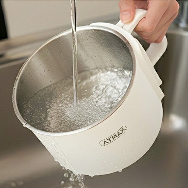 【ATMAX】VOVO 雙V鍋｜雙電壓收納溫控快煮鍋