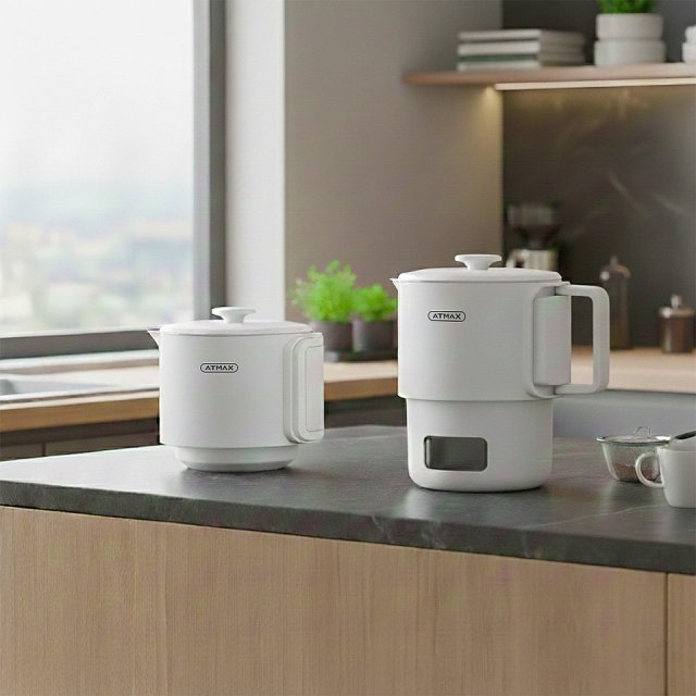 【ATMAX】VOVO 雙V鍋｜雙電壓收納溫控快煮鍋