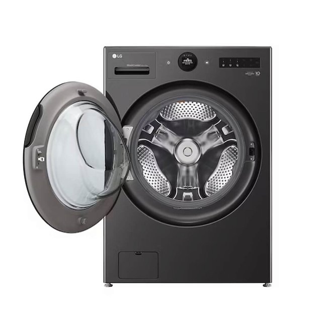 LG 22公斤 WashCombo™ AI 熱泵滾筒洗衣機｜熱泵除濕 |尊爵黑｜AI DD™ 蒸洗脫烘 (WD-S22FHDB)