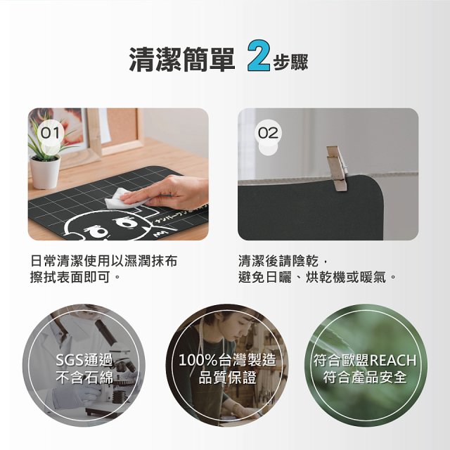 【rubber anne】頂級吸水地墊-迷彩系列(60*40cm)