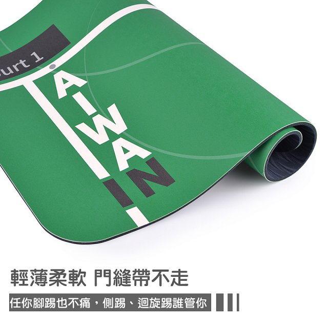 【東奧限量版】10秒頂吸 軟式珪藻土吸水地墊 羽球TAIWAN IN(60x40cm)