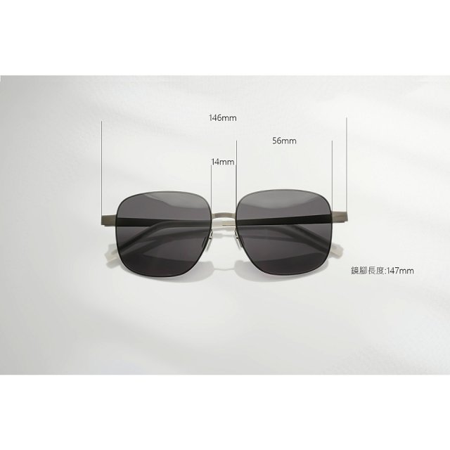 【486 獨家限定組合】【宅時毛】Slimo 薄鋼耐壓偏光太陽眼鏡｜清潔膜限定組 ｜ 飛行員方框