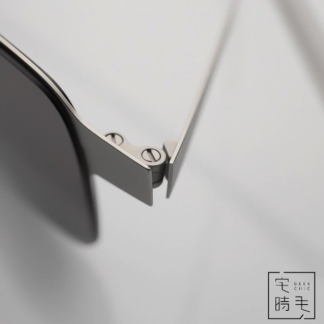 【486 獨家限定組合】【宅時毛】Slimo 薄鋼耐壓偏光太陽眼鏡｜清潔膜限定組 ｜ 矩形框